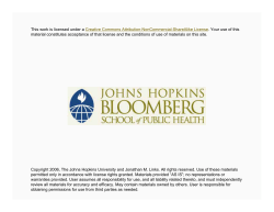 Introduction to Environmental Health