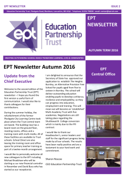 to the official EPT newsletter for October 2016