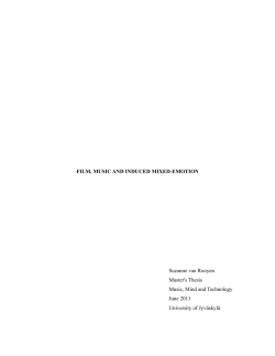 FILM, MUSIC AND INDUCED MIXED