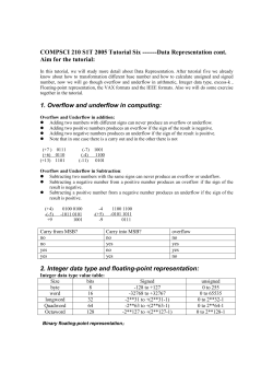 COMPSCI 210 S1T 2005 Tutorial Six ------