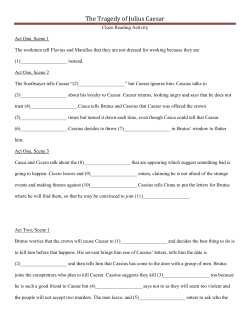 The Tragedy of Julius Caesar
