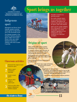 Sport brings us together