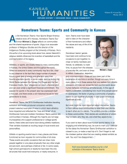 Sports and Community in Kansas