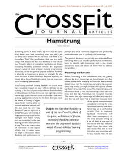 Hamstrung - CrossFit