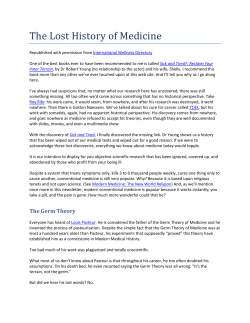 The Lost History of Medicine