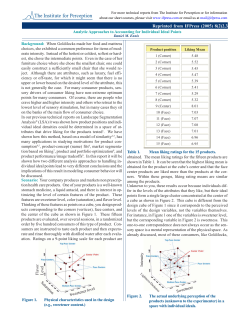 Analytic Approaches to Accounting for Individual Ideal Points
