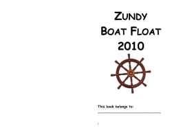 ZUNDY BOAT FLOAT
