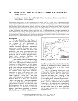 18 two early classic elite burials from buenavista del cayo, belize