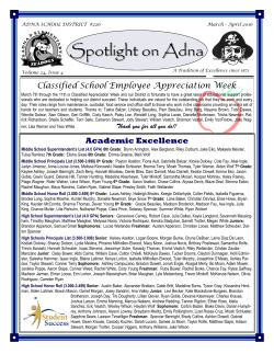 Mar/Apr Issue - Adna School District