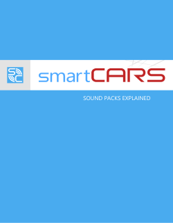 smartCARS Sound Packs Explained