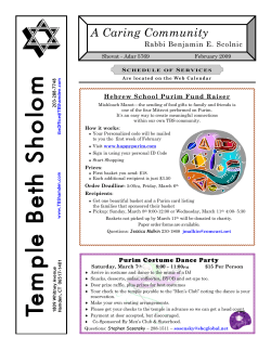 A Caring Community - Temple Beth Sholom