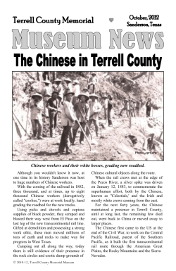 Chinese workers and their white bosses, grading new roadbed.