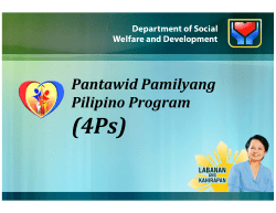 Pantawid Pamilyang Pilipino Program