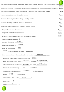 False True False False False False True False False - E