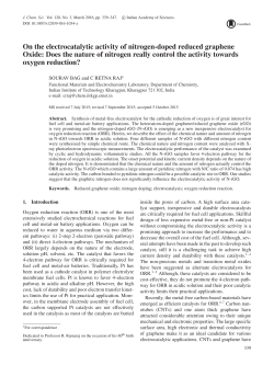 On the electrocatalytic activity of nitrogen