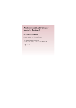 Ancient woodland indicator plants in Scotland