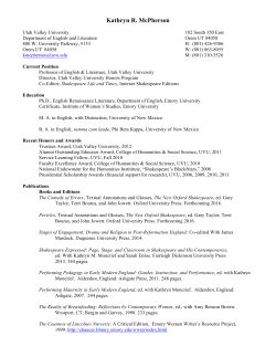 Kathryn R. McPherson - Utah Valley University