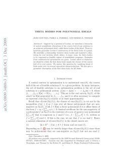 Theta Bodies for Polynomial Ideals