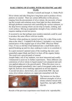 RAKU FIRING OF ENAMEL WITH SILVER PMC and ART CLAY