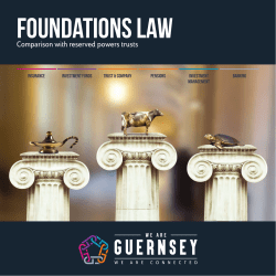 Foundations Law - Guernsey Finance