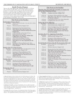 May 21, 2017 - St. Mary, Muskegon