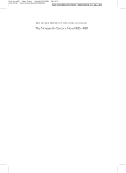 The Oxford History of the Novel in English