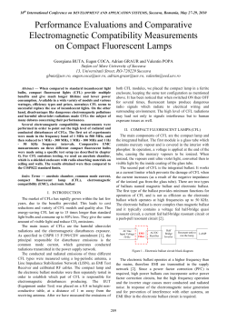 Performance Evaluations and Comparative Electromagnetic