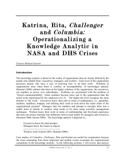 and Columbia - Public Voices