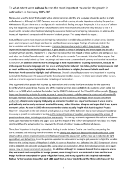 To what extent were cultural factors the most important reason for