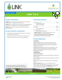 LINK&reg; Fe 5 - Wilbur-Ellis Agribusiness
