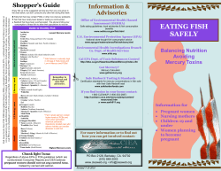 Eating Fish Safely: Balancing Nutrition Avoiding Mercury Toxins