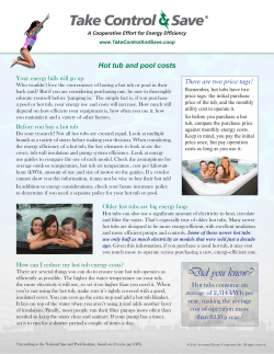 Hot tub and pool costs - Macon Electric Cooperative