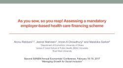 As you sow, so you reap! Assessing a mandatory employer