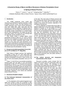 A Numerical Study of Macro and Micro Structures of Stratus
