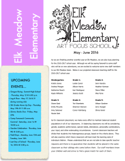 Newsletter May - June 2016 - Bend