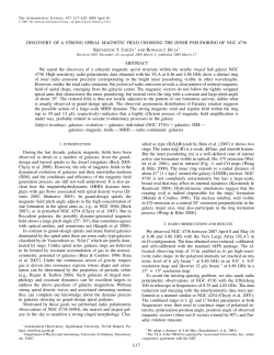 L17 DISCOVERY OF A STRONG SPIRAL MAGNETIC FIELD