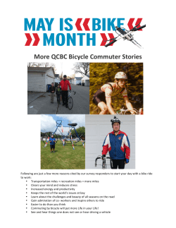 Bike Commuter Stories - Quad Cities Bicycle Club