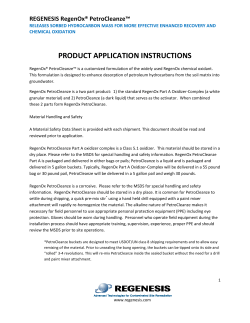 product application instructions
