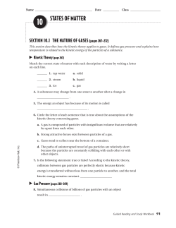 Ch. 10 Guided Study Worksheets