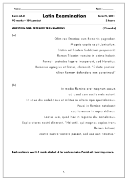 Latin Examination