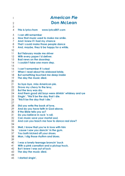 American Pie Don McLean