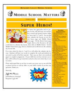 super heros! - Benjamin Logan Middle School