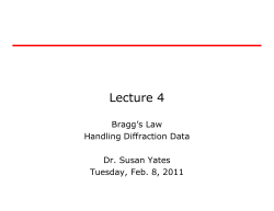 Protein crystallography in principle
