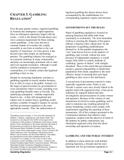 CHAPTER 3. GAMBLING REGULATION