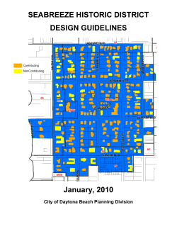 Seabreeze Historic District Design Guidelines