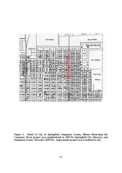 48 Figure 5. Detail of City of Springfield, Sangamon County, Illinois