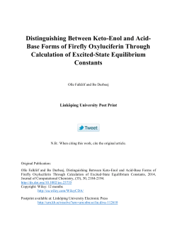 Distinguishing Between Keto-Enol and Acid