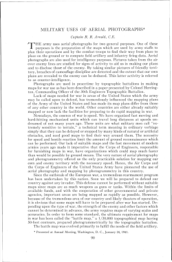 Military Uses Of Aerial Photographs
