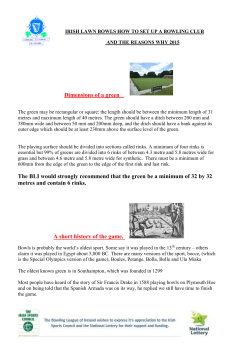 Dimensions of a green The BLI would strongly