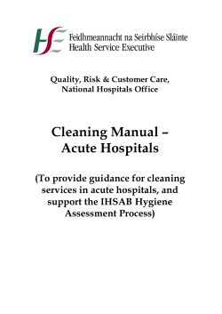 Cleaning Manual